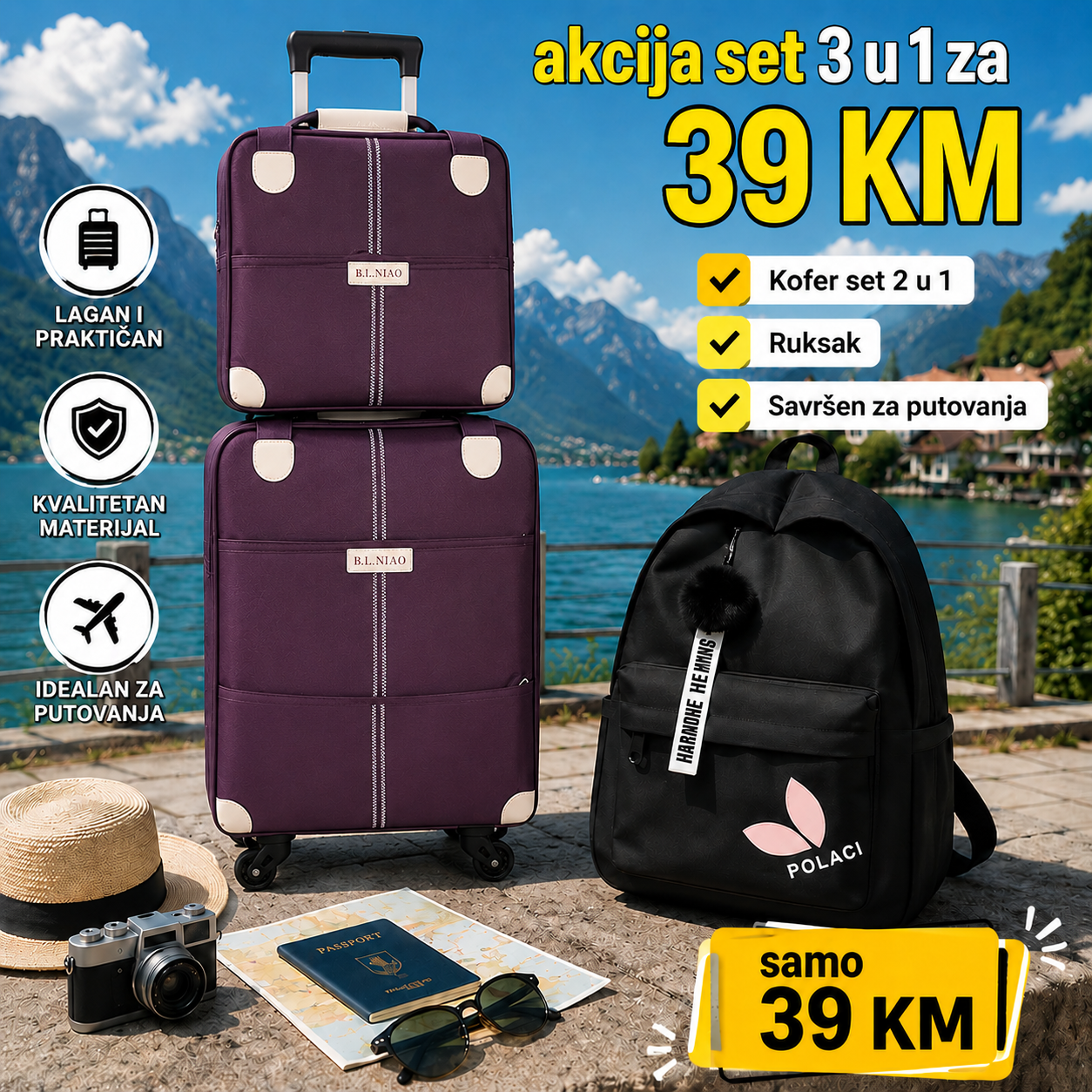 SET KOFER I RUKSAK
