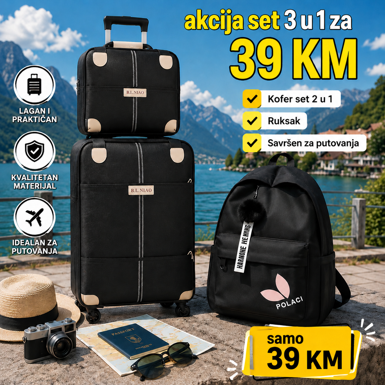 SET KOFER I RUKSAK