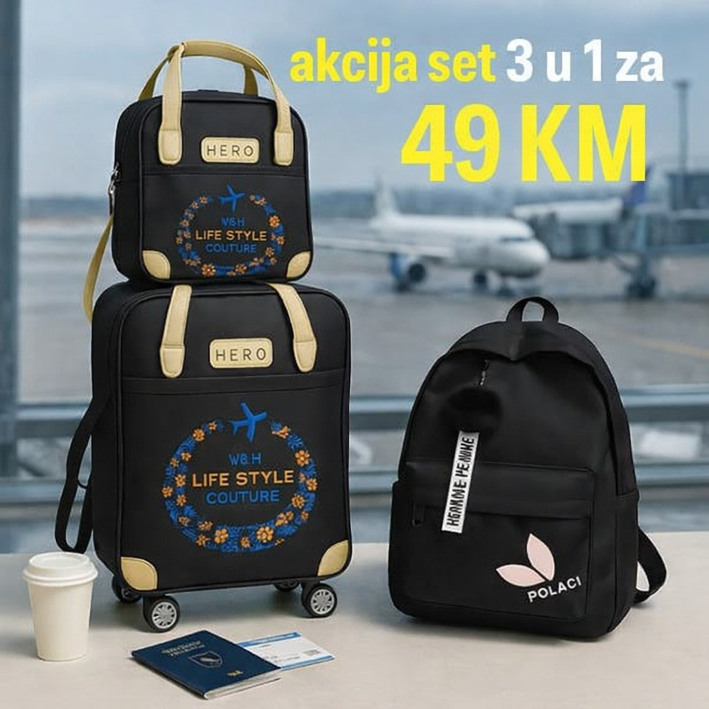 putna torba set 3  u 1