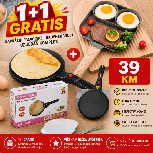 Aparat za palačinke + tiganj