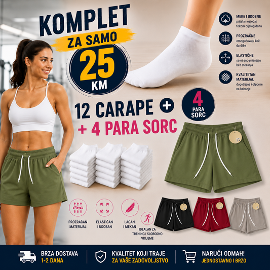 čarape i šorc